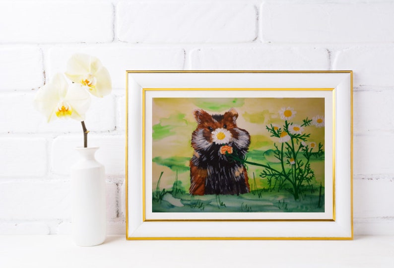 Fluffy mouse Mouse smelling flowersRelax mousemouse and flowers Cute fluffy mouse