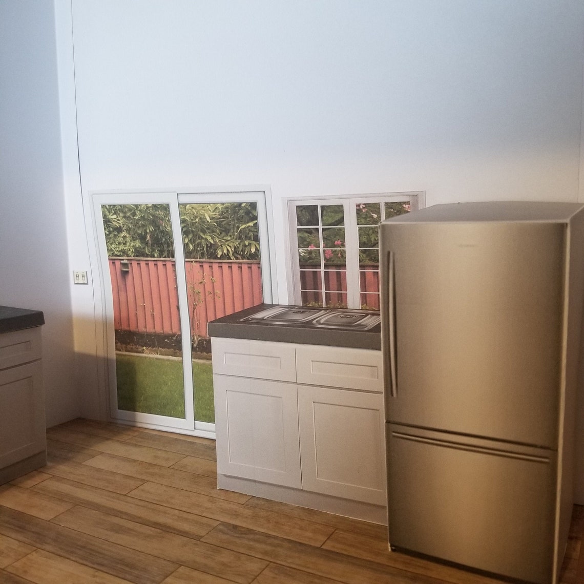 Doll House Silver Refrigerator Printable - Etsy