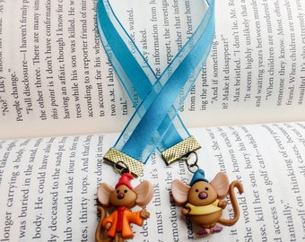 Jack and Gus Mice Friends Cinderella Ribbon Bookmark