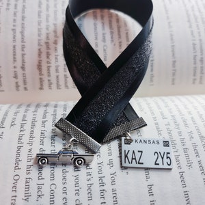 Supernatural &quot;Baby&quot; Impala Inspired Ribbon Bookmark / Sam Winchester / Dean Winchester / Castiel