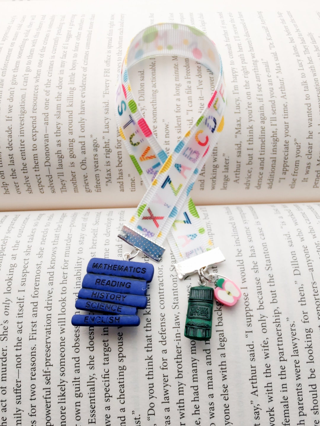 Arithmetic Ribbons Writing and Arithmetic Teacher Ribbon Bookmark - Etsy