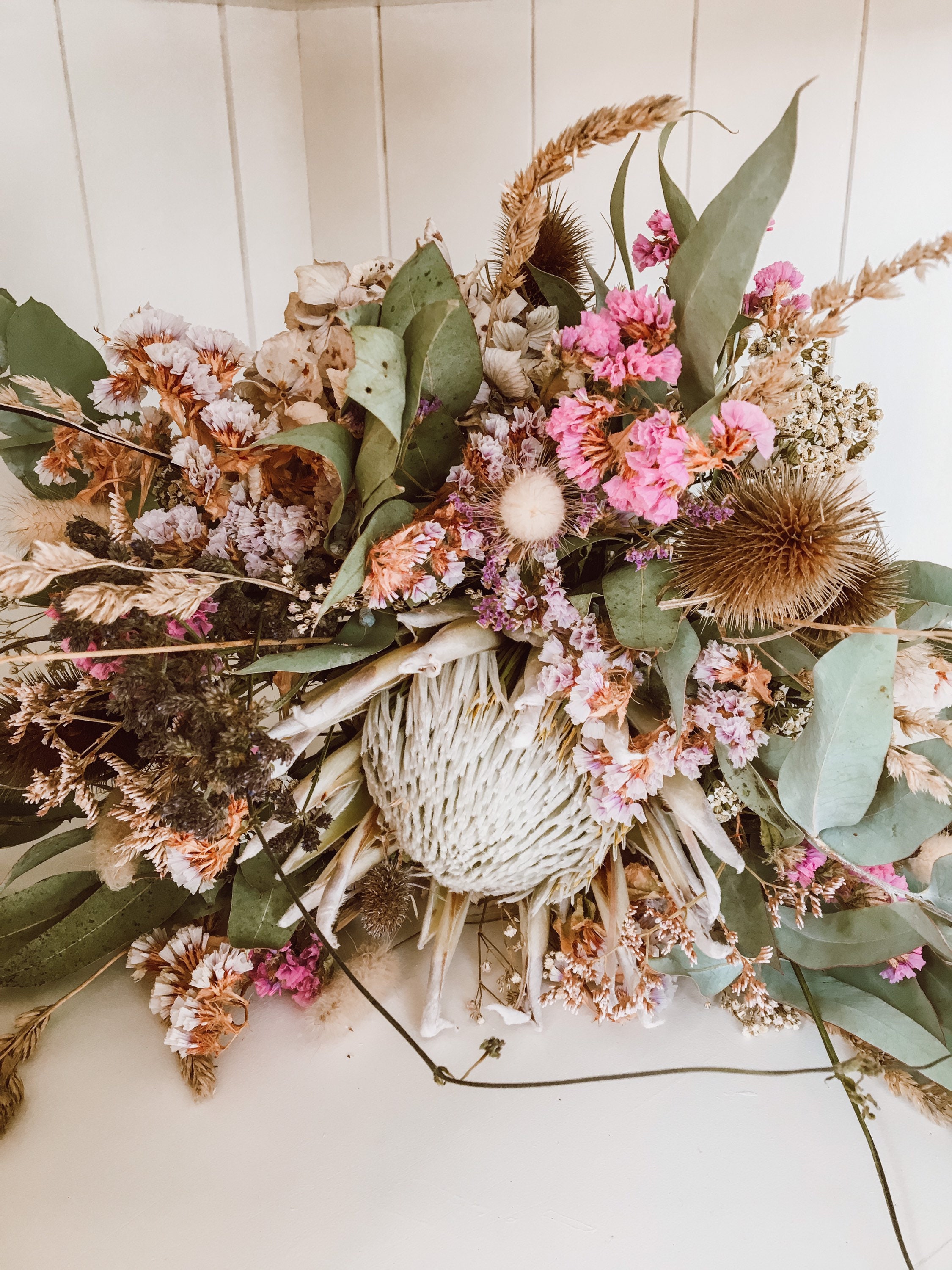 Customisable Dried floral arrangement Etsy