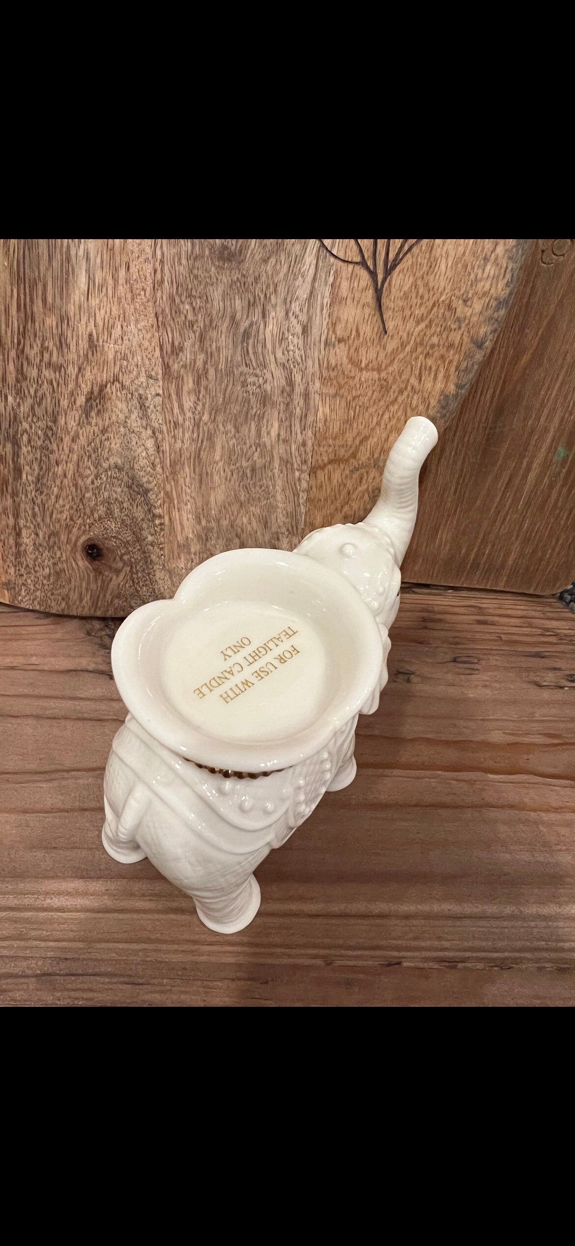 Lenox Elephant Tea Light Candle Holder Etsy