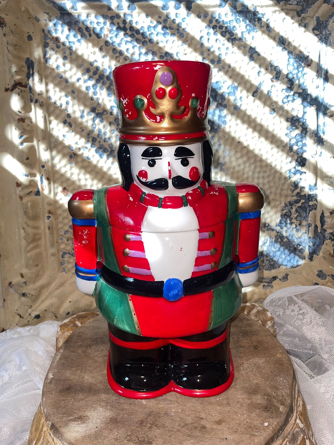 Nutcracker Cookie Jar Etsy