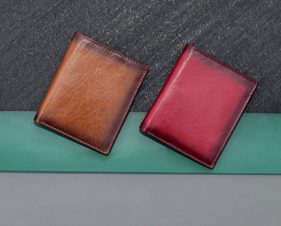 Genuine Leather Luxury Bifold Wallets for Men