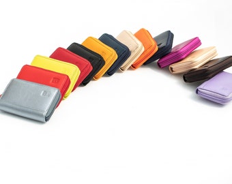 RFID Concertina Leather Credit Card Holder - PRIMEHIDE - Leather Credit Card Holder Wallet