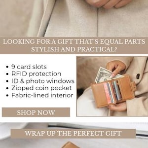 Stocking Filler Gift Idea For Her Christmas Leather Accessory purse