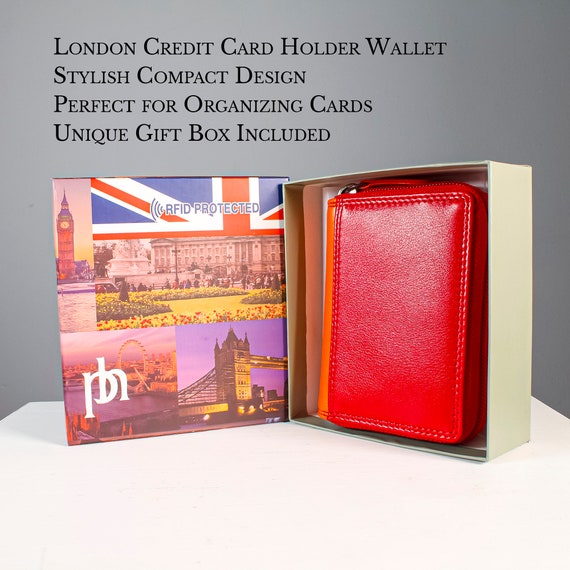 Portefeuille avec porte-cartes de crédit, Portefeuille RFID pour