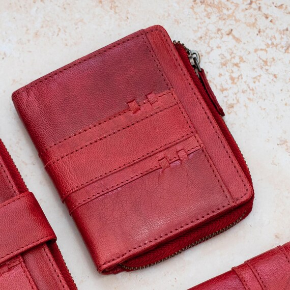 Greenburry Portafoglio vintage RFID in pelle 14 cm