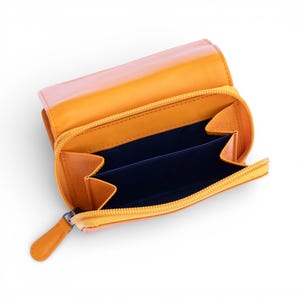 Soft Leather Purse For Women RFID Zip Around Trifold Wallet 8 Card Slots Personalised Initials Gift For Her Birthday Holiday image 9