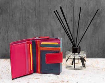 bright colored wallets