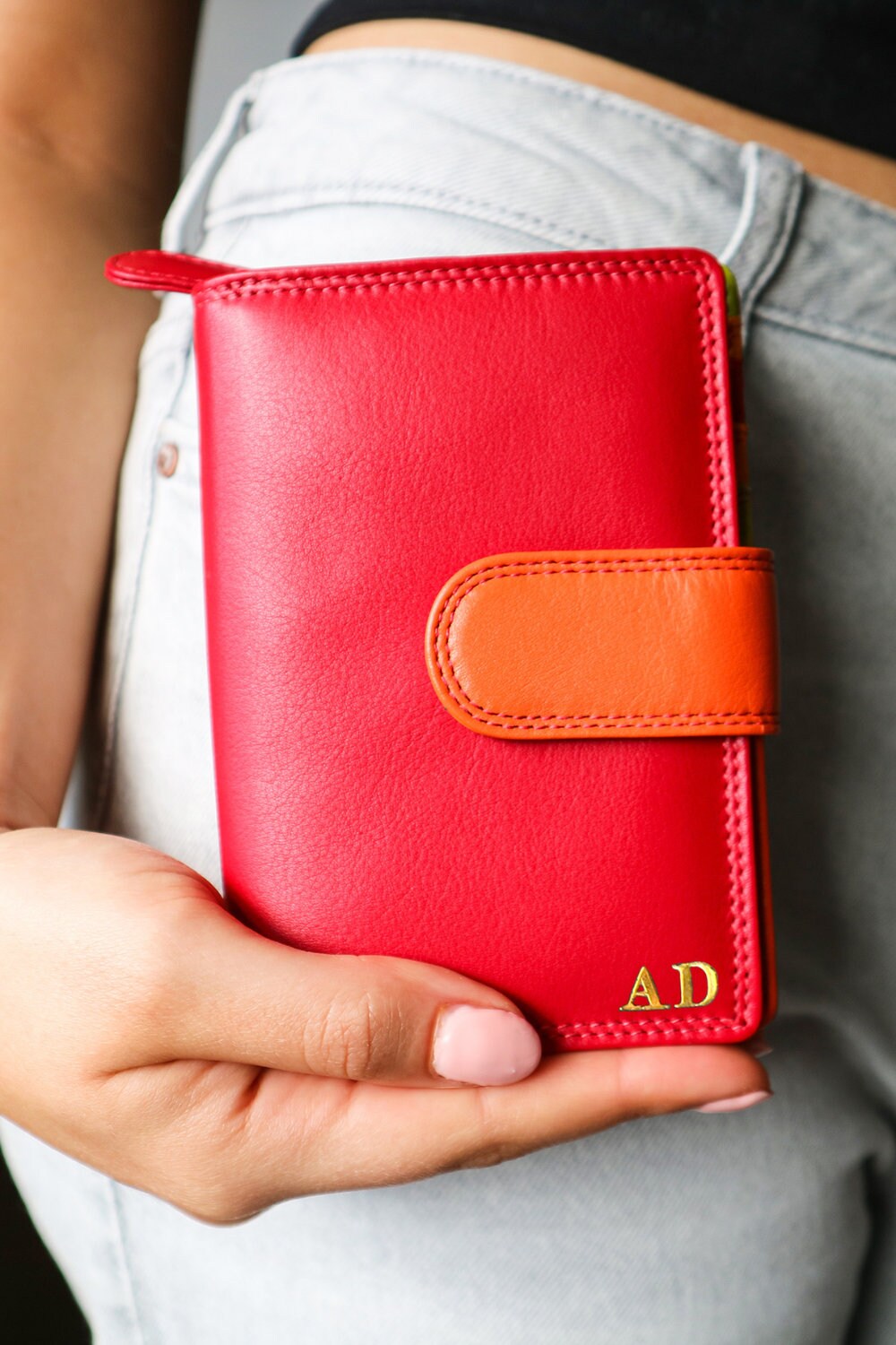 Women s Leather Wallet Coin Purse for Ladies Personalised Wallet RFID Credit Card Holder for Women Colourful Purse Leather Gift Idea for Her Etsy Ireland