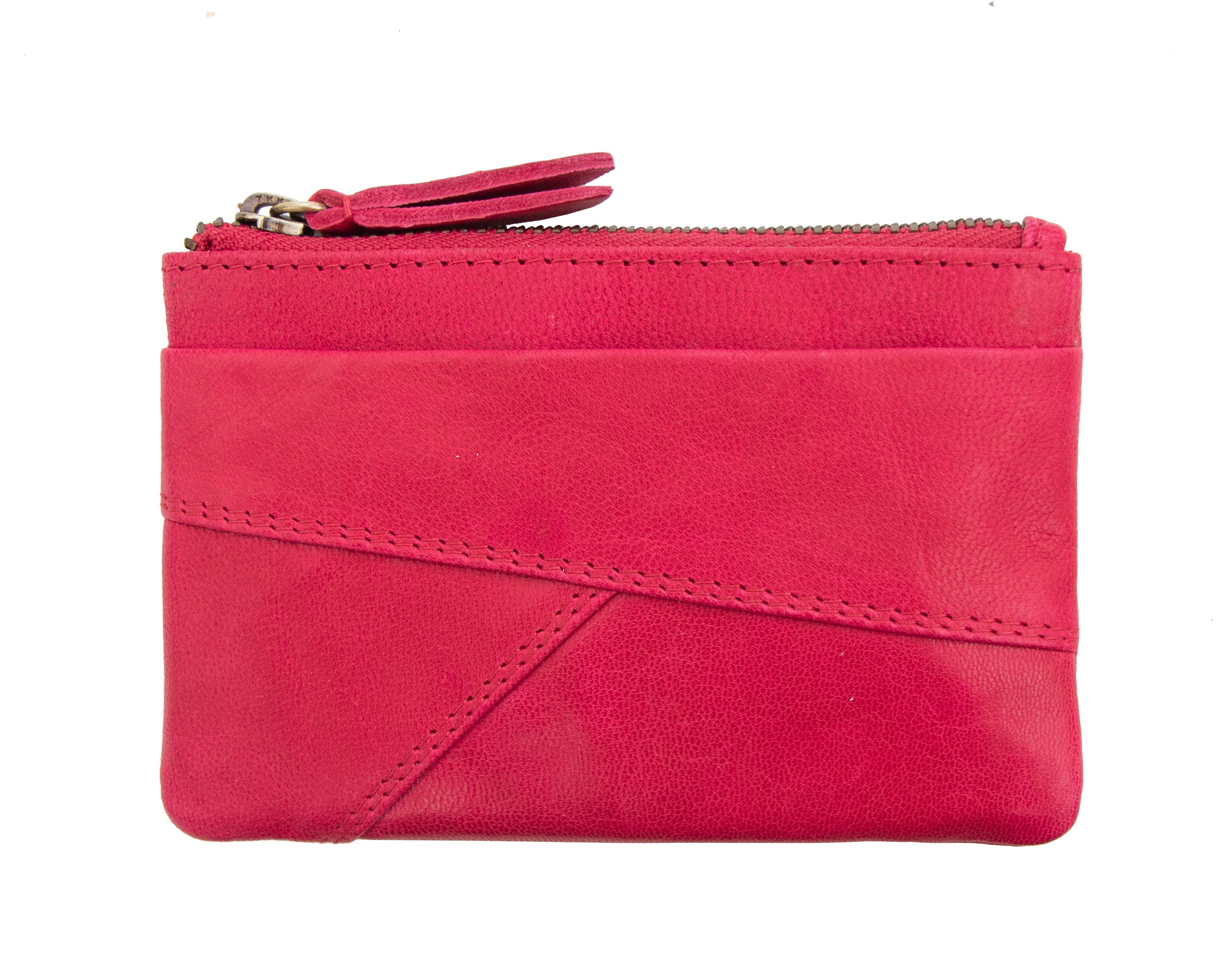 Womens Leather Coin Purse Wallet RFID Blocking Large Coin Etsy