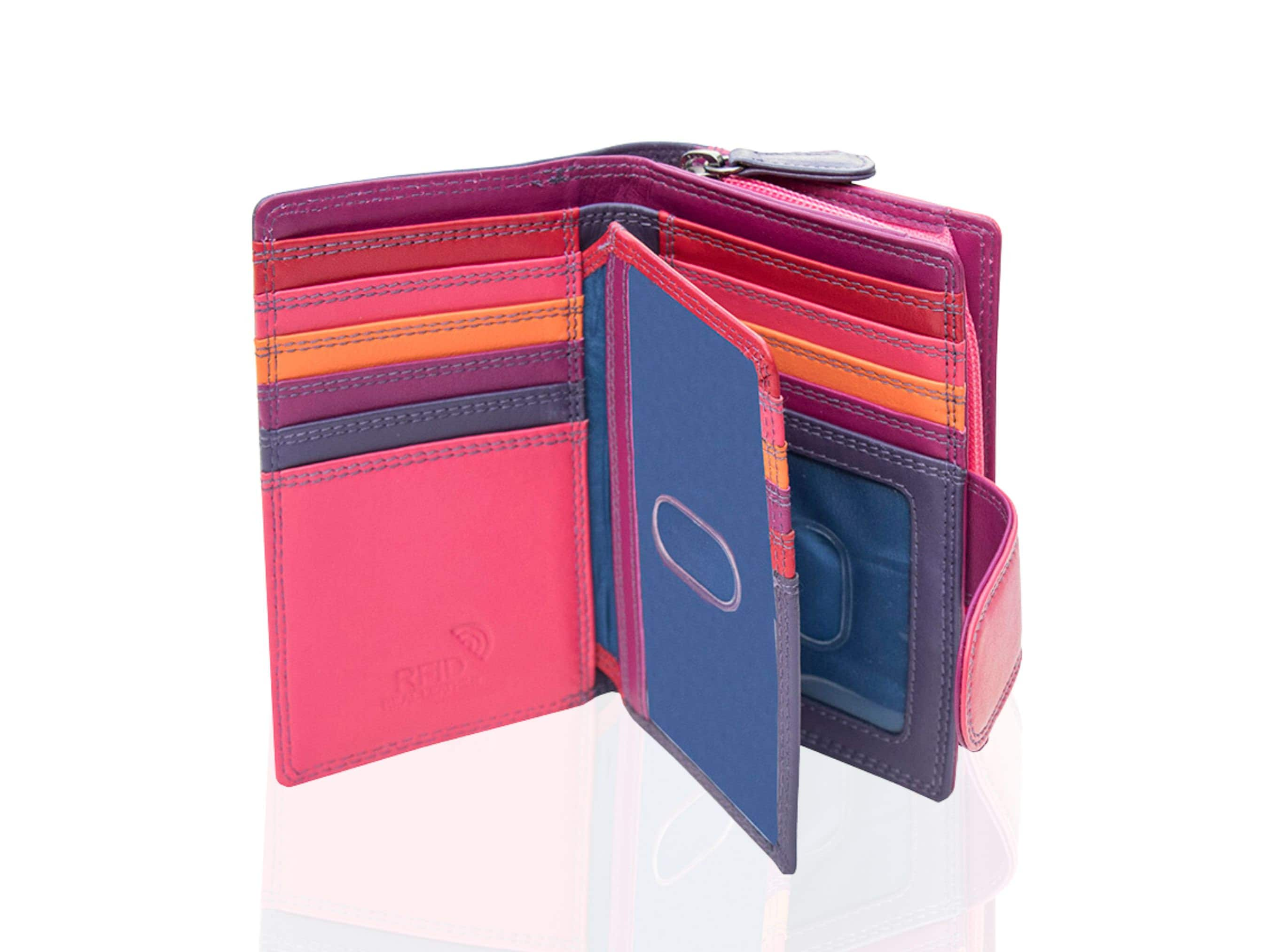 Women's Letter Plaid Zipper Wallet