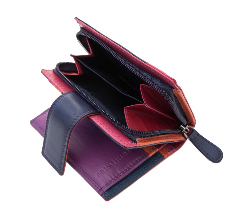 Womens Leather Purse Wallet RFID Blocking 10 Card Slots - Etsy UK