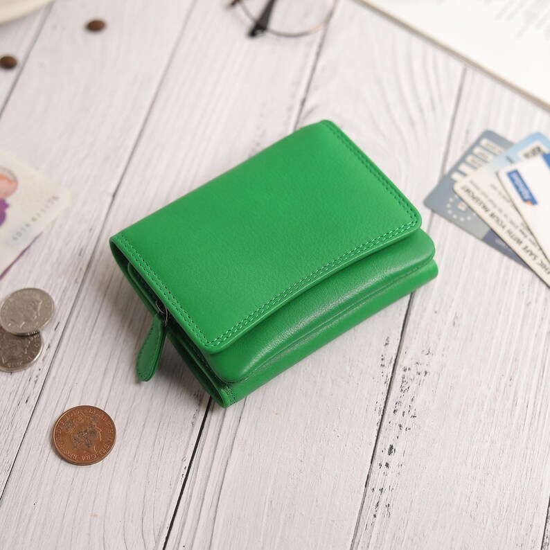 Soft Leather Purse Credit Card Holder Wallet For Women