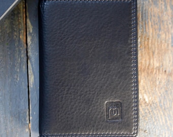 Leather Card Holder Wallet For Men RFID Secure