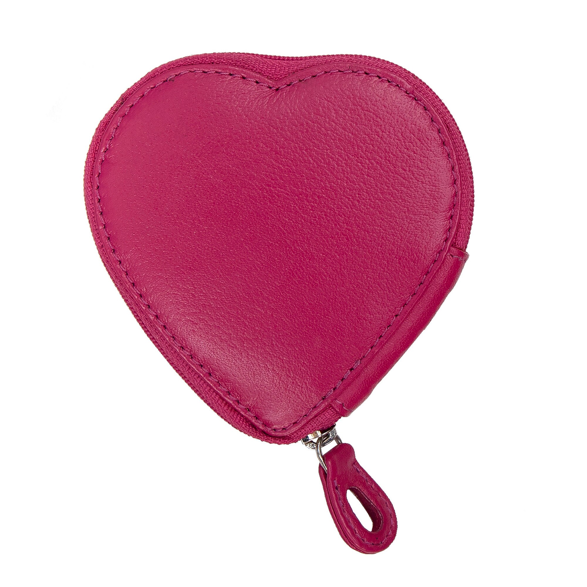 Leather heart coin purse hotsell