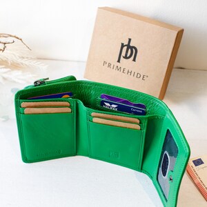 Personalised Wallet for Women RFID Small Leather Coin Purse Compact Card Holder Gift for Her UK image 5