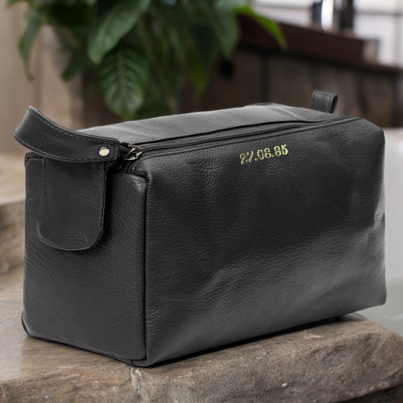 Mens Washbag Leather Toiletry Storage Bag Double Zip Wash Bag for Men Leather Accessories Large Wash Bag Gift for Men Travel Case DOPP Kit Etsy Canada