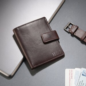 Kartenhalter Benutzerdefinierte Brieftasche Personalisierte Leder Brieftasche für Männer Kleine Leder Geschenkidee für ihn Personalisierte Brieftasche RFID-Kreditkartenhalter