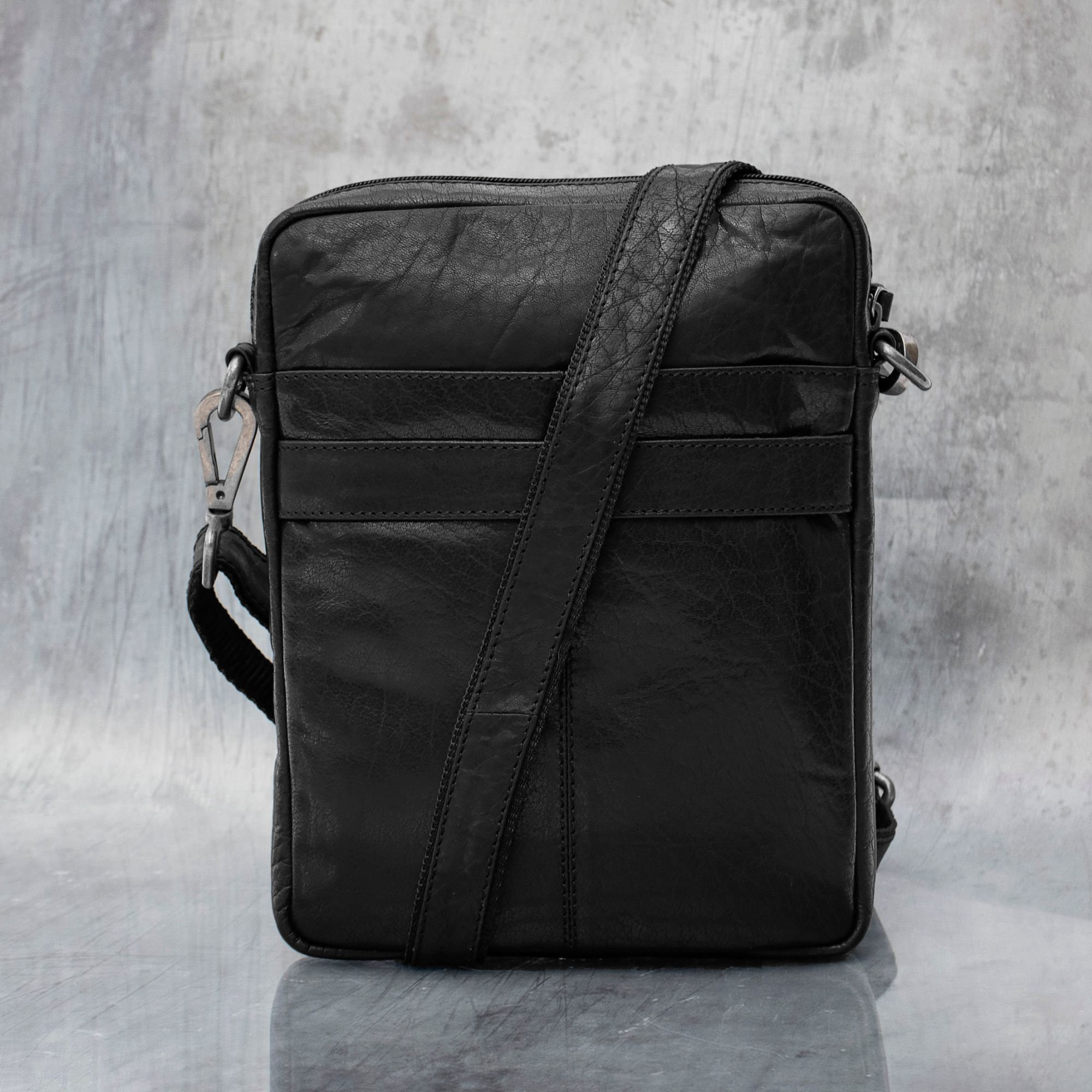 Mens leather cheap flight bag