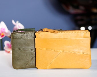 Coin Purse For Women, Small Purses, PRIMEHIDE Leather Coin Purse, Ladies Purse, Minimalist Purse, Gift For Mother's Day