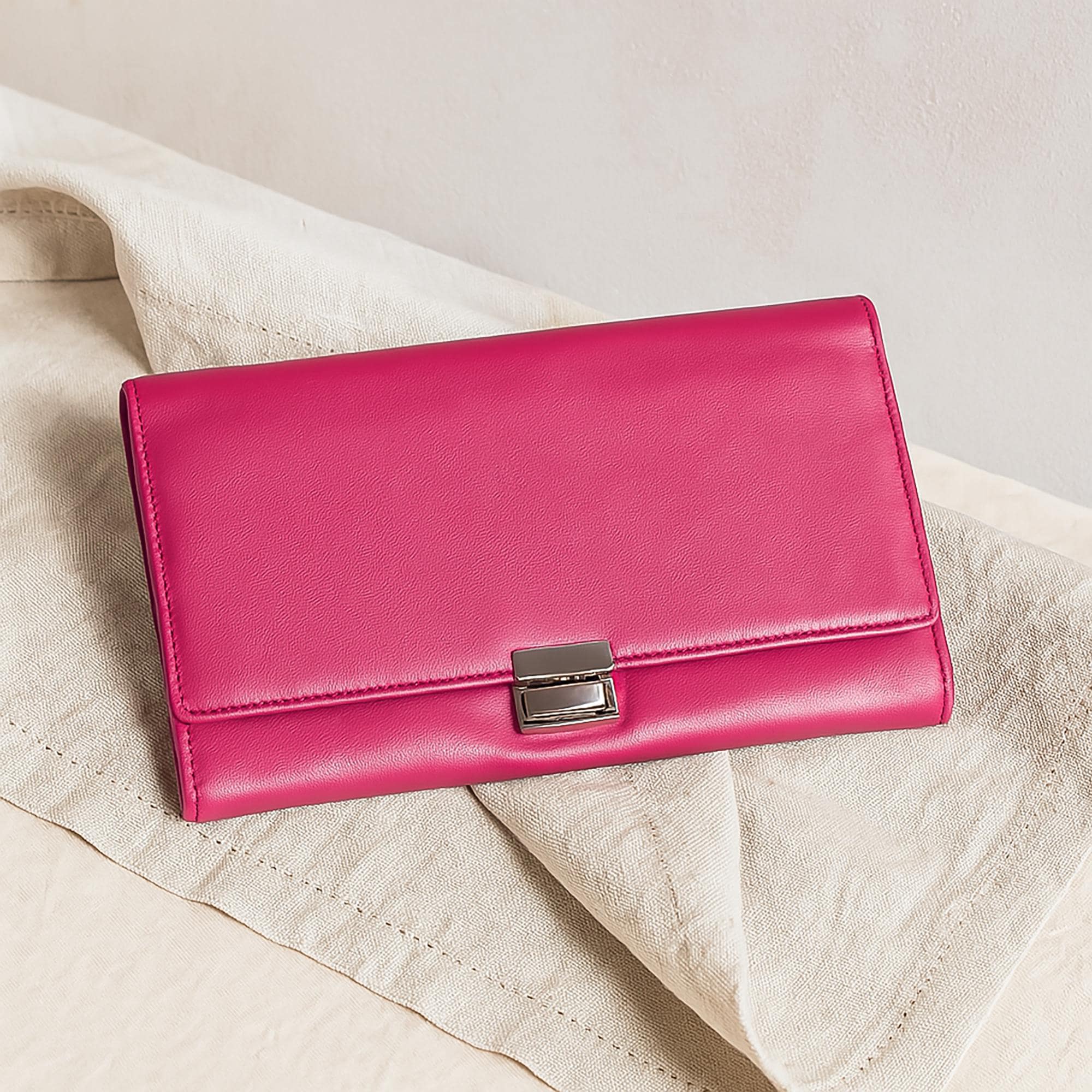 Portefeuille De Voyage ONLY En Cuir Véritable – Noir – Organisateur Passeport