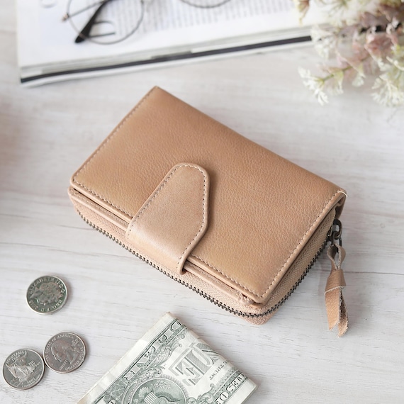 Ladies Wallet Credit Card Holder RFID Blocking Womens Leather Purse