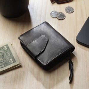 Purse For Women Leather Card Holder Purse Small Zipped Coin Purse Mini Wallet For Women RFID Leather Wallet Multi Colour Purse Gift For Her