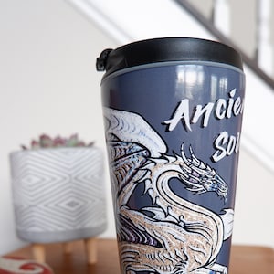 Ancient Dragon Tumbler Cup (Stainless Steel, Insulated)