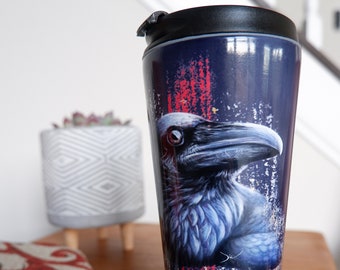 Raven Tumbler Cup (Stainless Steel, Insulated)