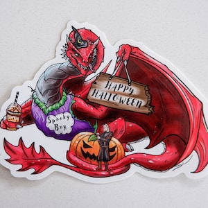 Caraxes & Daemon Targaryen - Premium Halloween Sticker