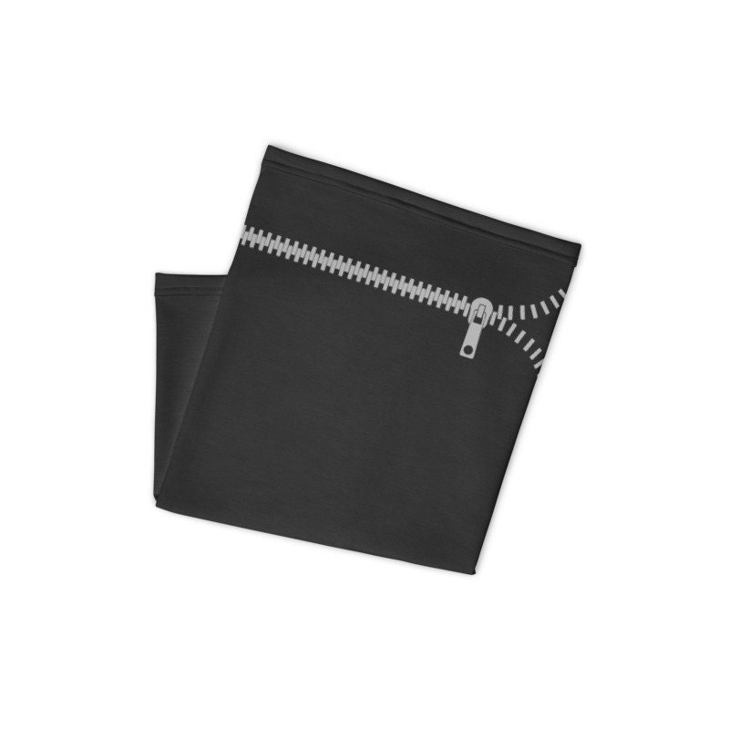 Zipper Face Covering & Neck Gaiter Washable and Reusable Etsy