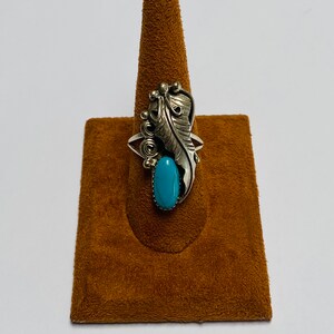 Turquoise Leaf Ring
