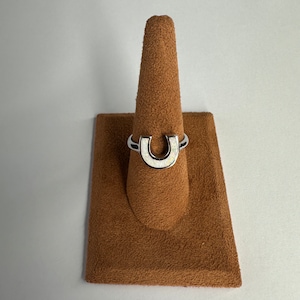 Opal Horseshoe Ring