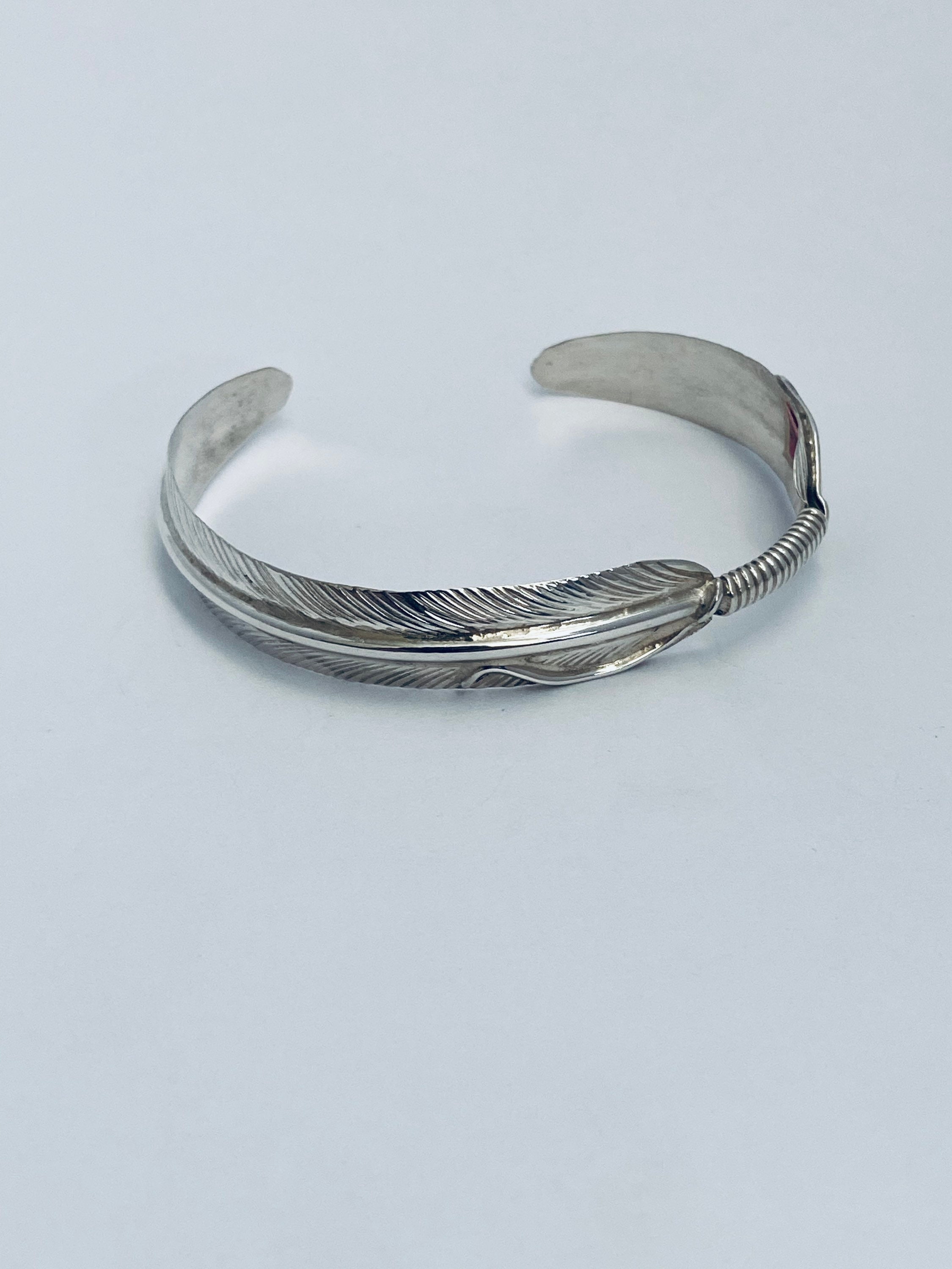 Feather Cuff Bracelet