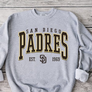 Vintage Style San Diego Padres Sweatshirt Padres MLB Baseball -  Denmark