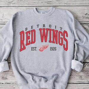Concepts Sport Women's Detroit Red Wings Oatmeal Terry Crew Neck Sweatshirt, Medium, Tan