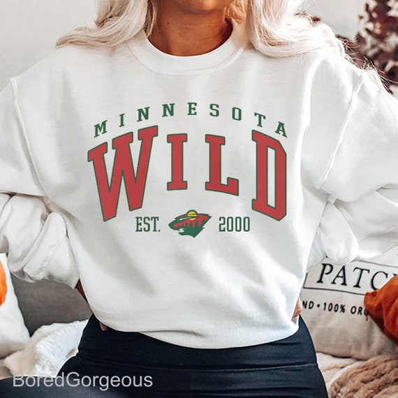Minnesota Wild Sweatshirt MN Hockey Shirt MN Wild Shirt -  Ireland