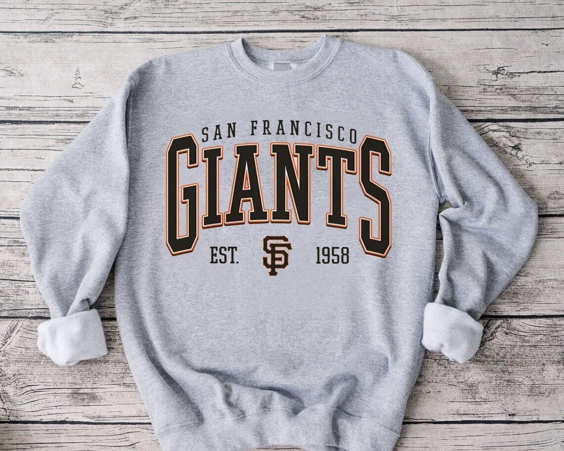 MLB San Francisco Giants Majestic Gray XXL Long Sleeve Pullover
