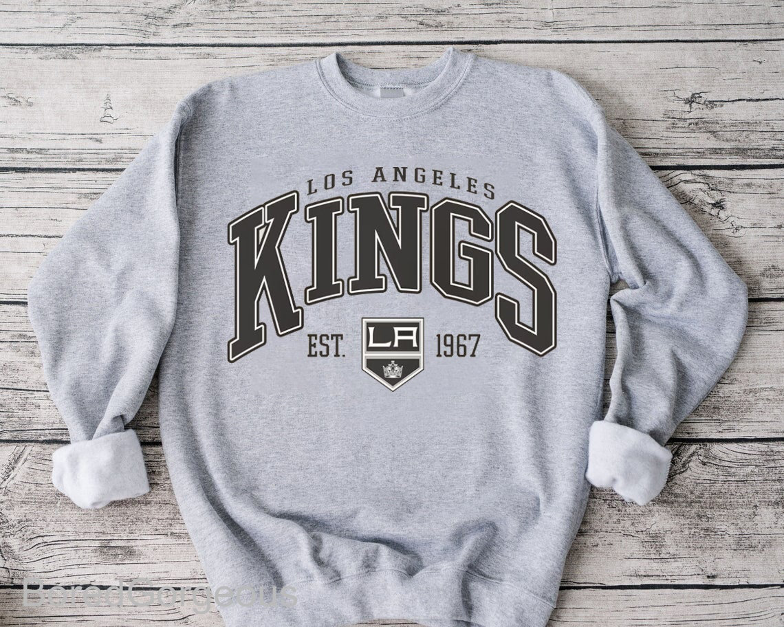 Los Angeles Kings College Hockey Sweatshirt Sweater - Jolly Family