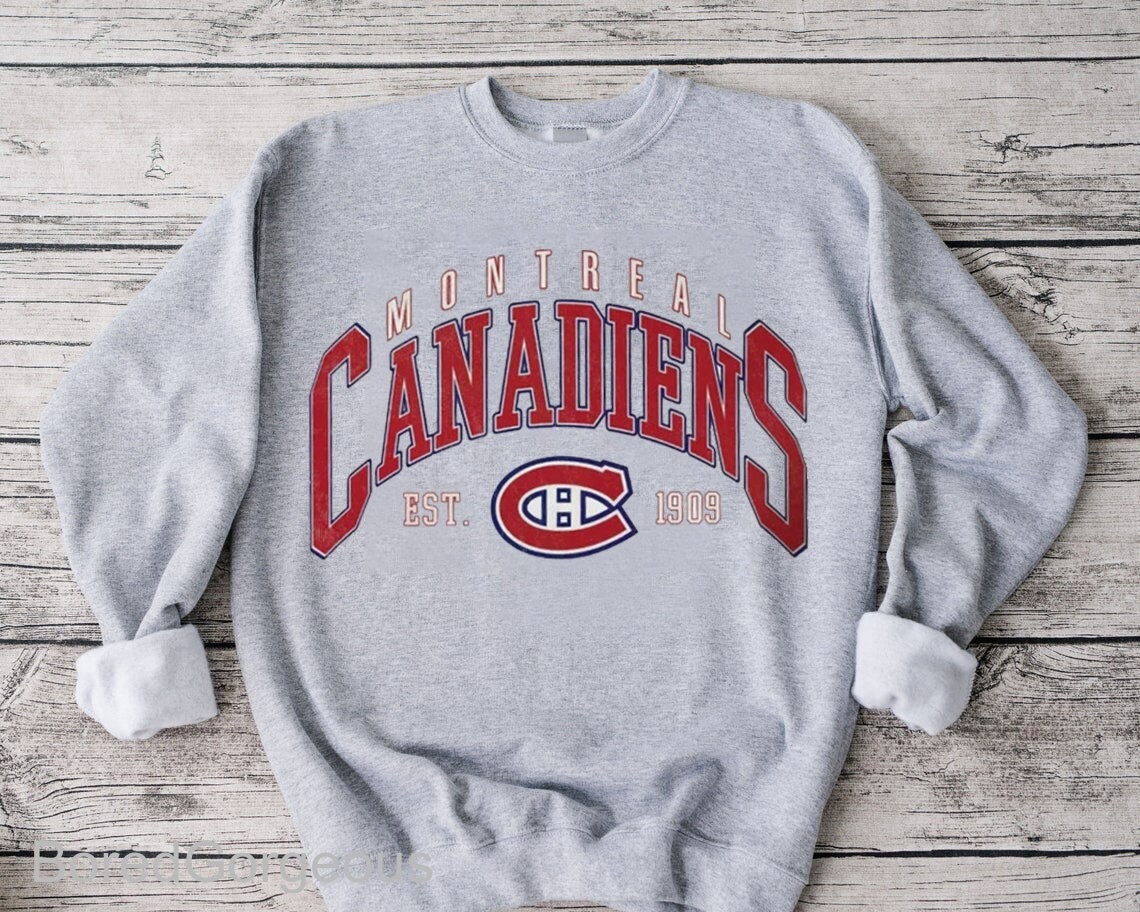 ILANCO National Hockey League Montreal Canadiens NHL Cardigan Sweater #7  NEW MED