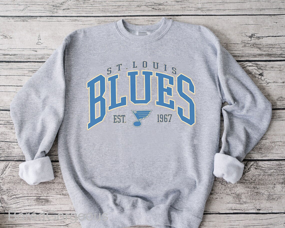 St Louis Blues Hoodie Men Big Logo St Louis Blues Gift - Personalized  Gifts: Family, Sports, Occasions, Trending