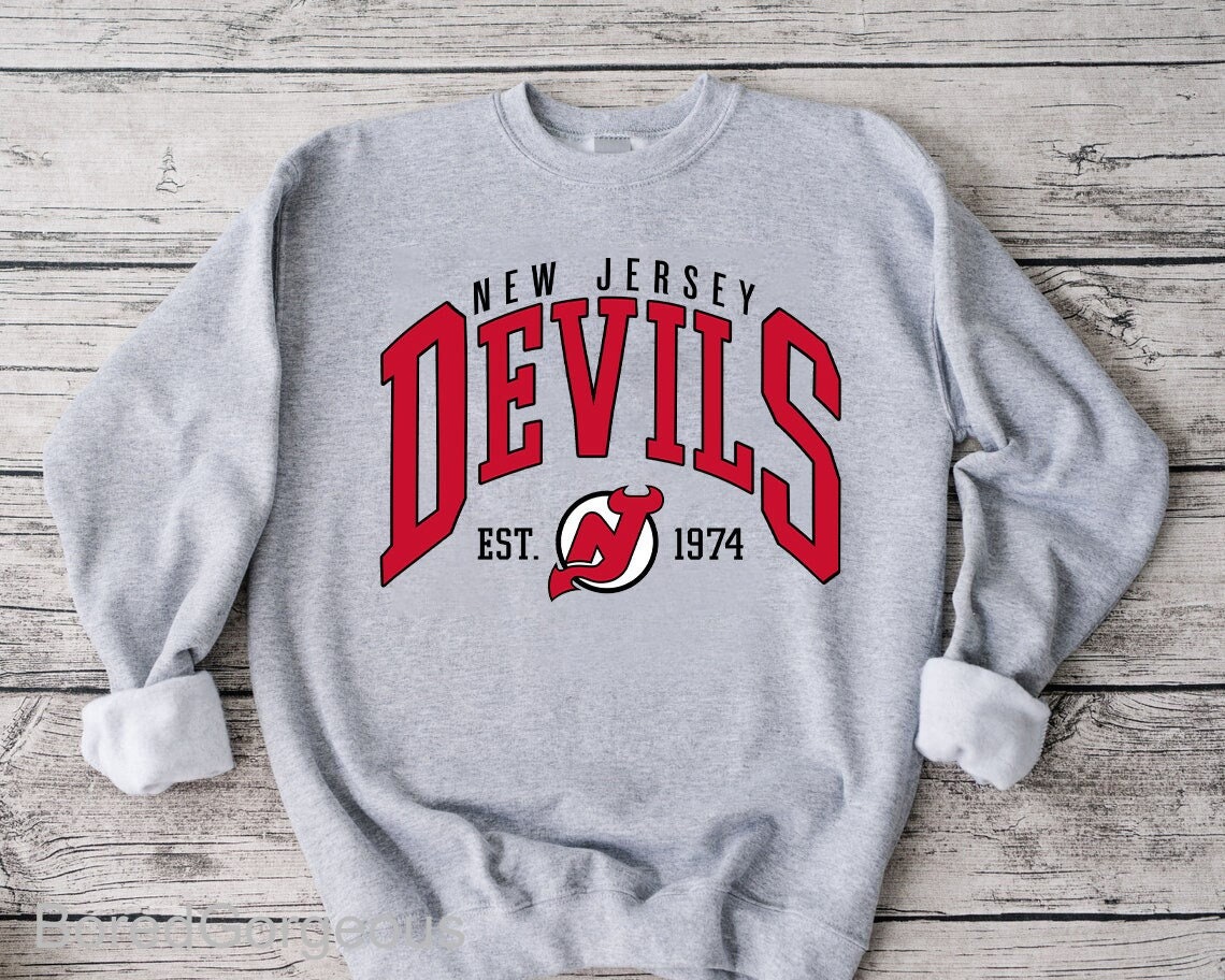 Vintage 90s New Jersey Devils crewneck sweatshirt Unisex Men Women