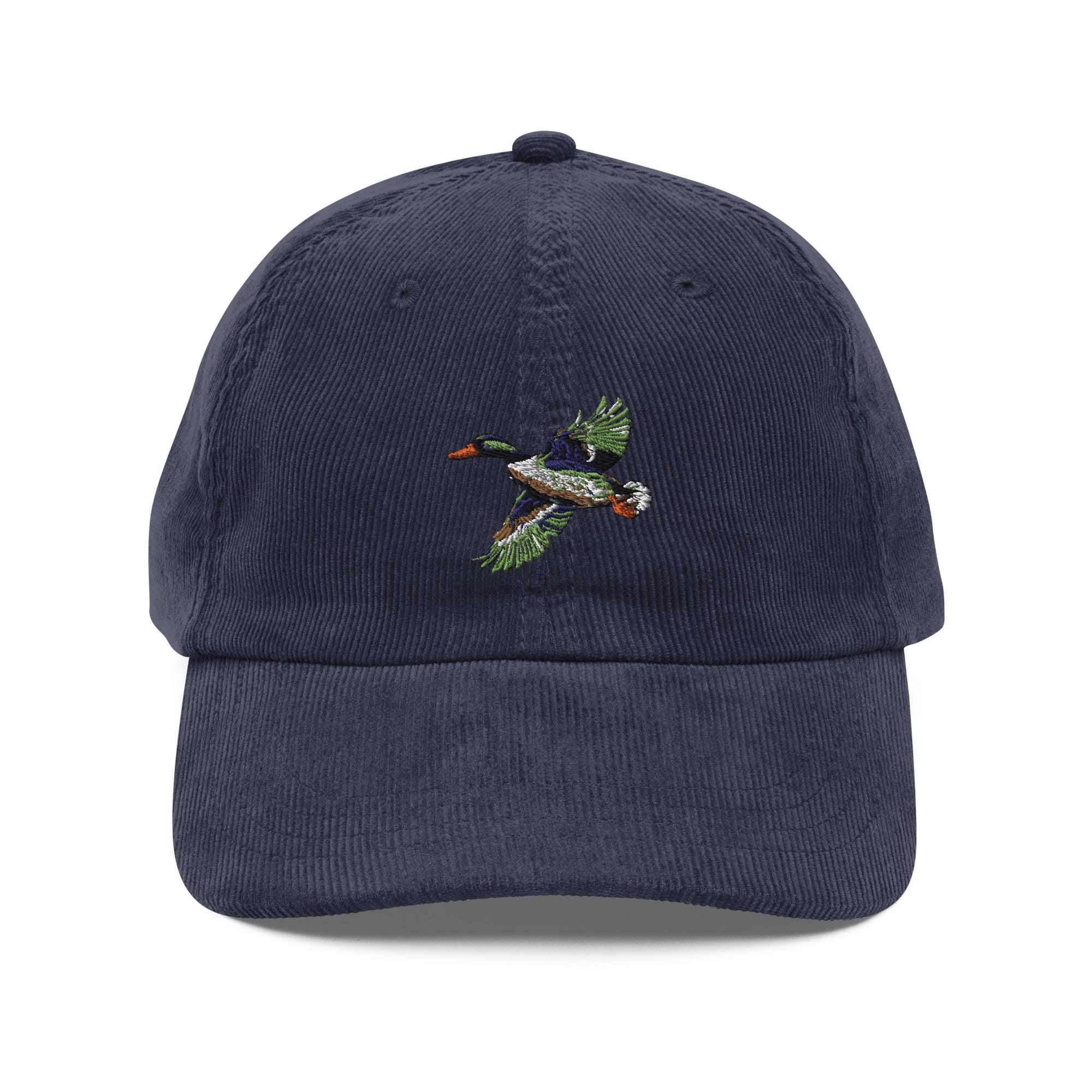 Vintage Corduroy Mallard Duck cap