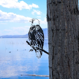 Metal Bald Eagle Yard Art & Garden Decoration