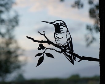 Metal Hummingbird Yard Art & Garden Decoration