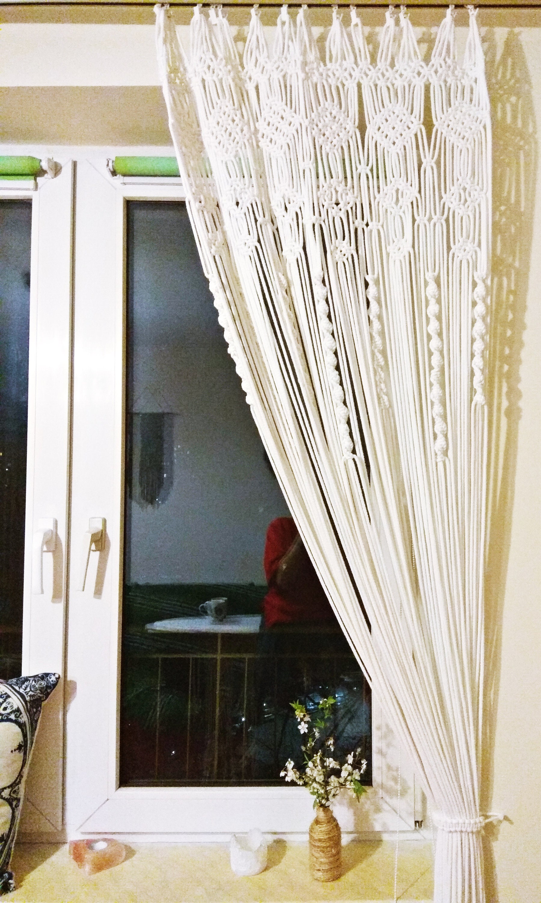 Beautiful Macrame Rope Window Curtain Room Separator Door - Etsy