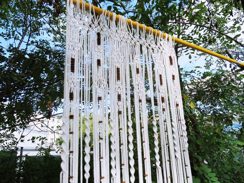 Schöne Boho Makramee Fenster Vorhang / Zimmer separator